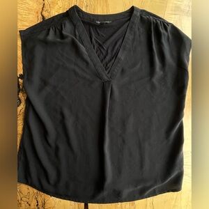 Banana Republic Elegant Black V-Neck Women's Top